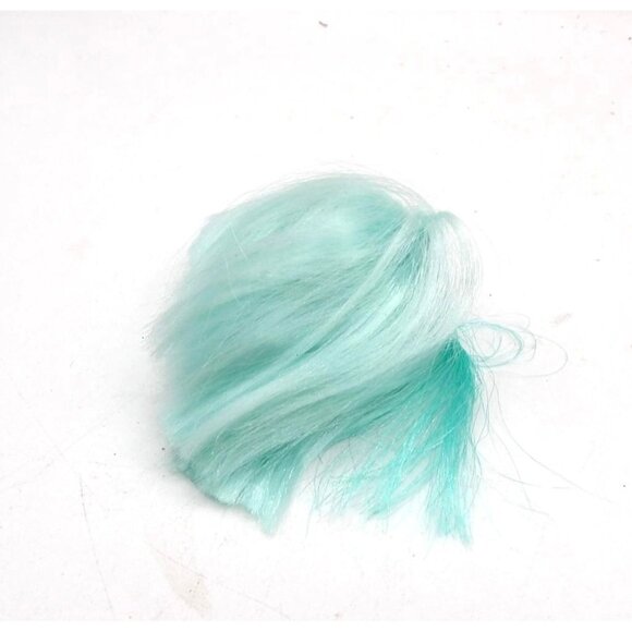 L.O.L. 3" Doll Accessory Wig Synthetic Hair Seafoam Greens Straight Cut ©MGA 201 - Picture 1 of 3